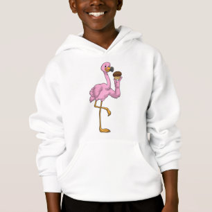 Flamingo mit Muffin Hoodie