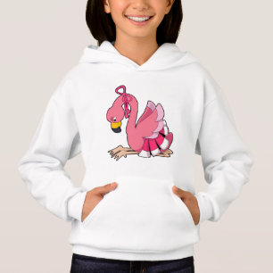 Flamingo mit Ribbon Hoodie