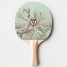Flamingo Monogram Personalisiert