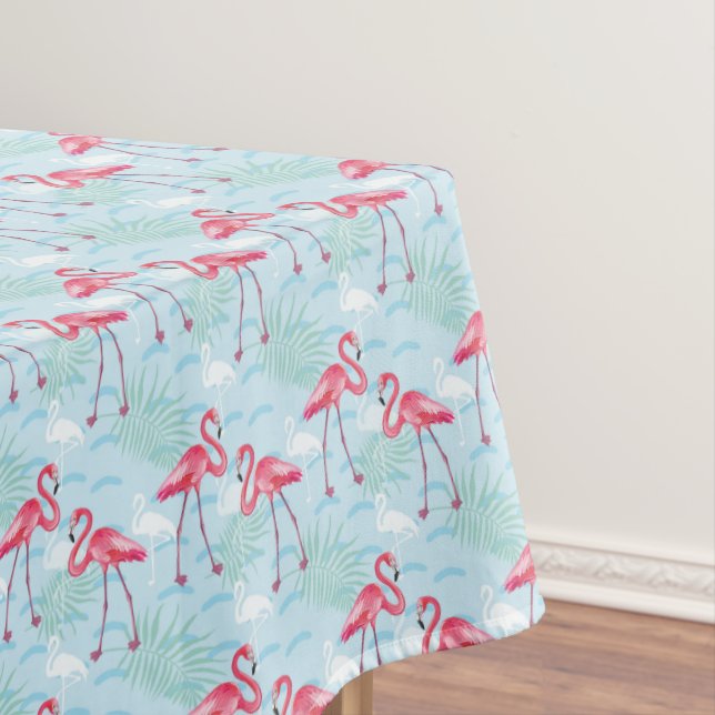 Flamingo-Muster 2 Tischdecke (Beispiel)