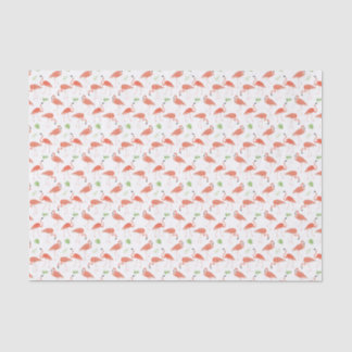 Flamingo-Muster-Aquarell-Seidenpapier Seidenpapier