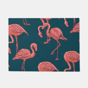 Flamingo-Muster Fußmatte
