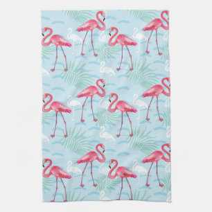Flamingo-Muster Handtuch