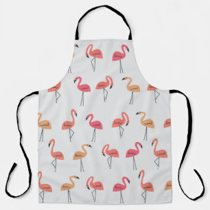 Flamingo Muster Hintergrund tropisches Design Schürze