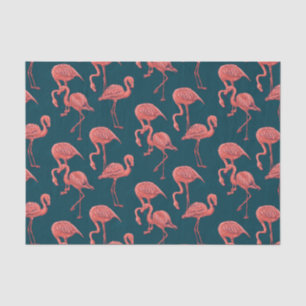 Flamingo-Muster Seidenpapier