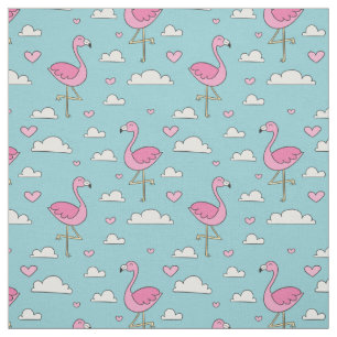 Flamingo-Muster Stoff