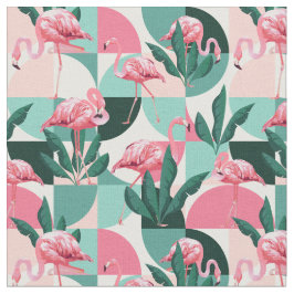 Flamingo-Muster Stoff