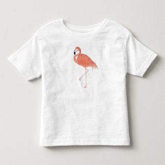 Flamingo-Musterwatercolor-Kleinkind-Shirt Kleinkind T-shirt