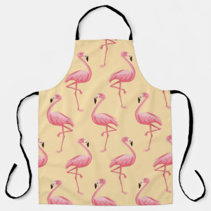 Flamingo nahtloser Muster Hintergrund. Rosa Flamme Schürze