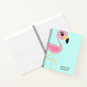 Flamingo Niedliche tropische Kinder Notizbuch