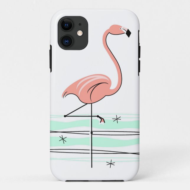 Flamingo Ocean iPhone 11 zäh Case-Mate iPhone Hülle (Rückseite)