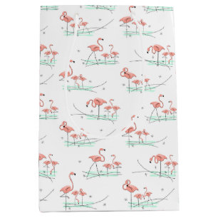 Flamingo Ocean Multi Geschenktasche Medium Mittlere Geschenktüte