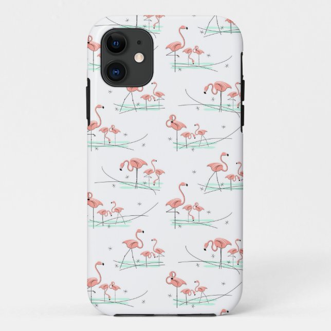 Flamingo Ocean Multi iPhone 11 zäh Case-Mate iPhone Hülle (Rückseite)