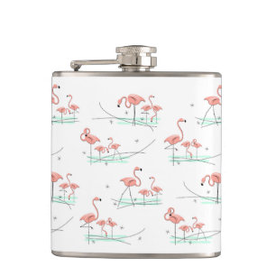 Flamingo Ocean Multi umhüllte Flasche Flachmann
