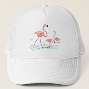Flamingo Ocean Trio 2 group trucker hat Truckerkappe