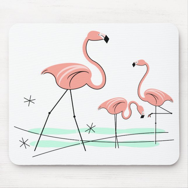 Flamingo Ocean Trio 2 mousepad (Vorne)