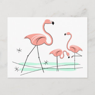 Flamingo Ocean Trio 2 Postkarte