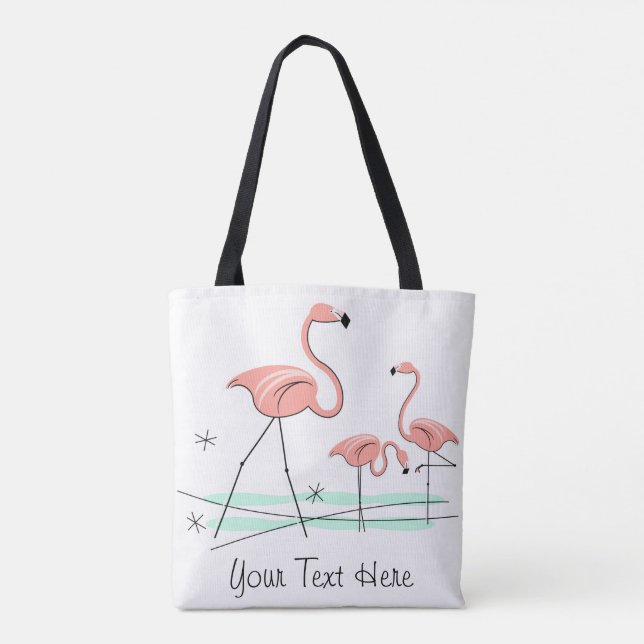 Flamingo Ocean Trio 2 Text über Tasche (Rückseite)