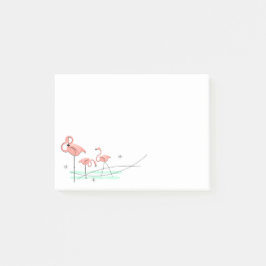 Flamingo Ocean Trio Post-it Klebezettel