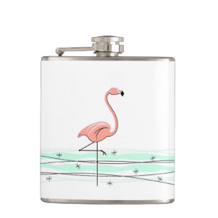 Flamingo Ocean umhüllte Flasche Flachmann