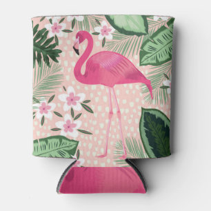 Flamingo, Palmen, Küchendesign Dosenkühler