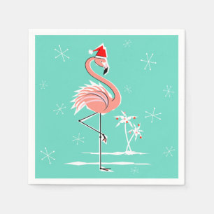 Flamingo-Papierserviette Serviette