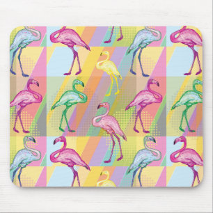 Flamingo-Parade Mousepad