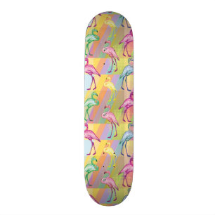 Flamingo-Parade Skateboard
