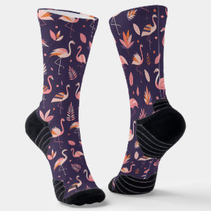Flamingo Paradise Pattern Socken