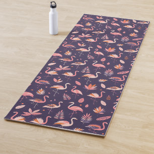 Flamingo Paradise Pattern Yogamatte