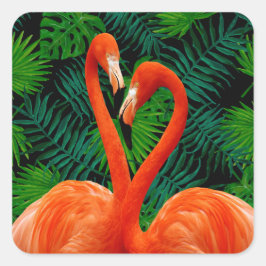 Flamingo Paradise Sticker