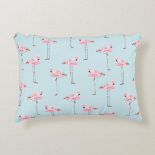 FLAMINGO-PARK ROSA UND BLAUES FLAMINGO Kissen