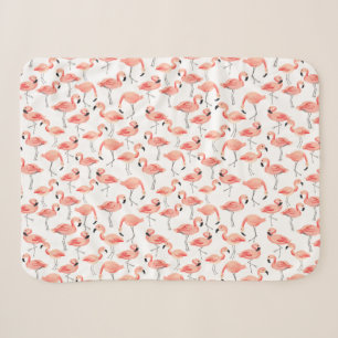Flamingo Party Baby Sherpadecke