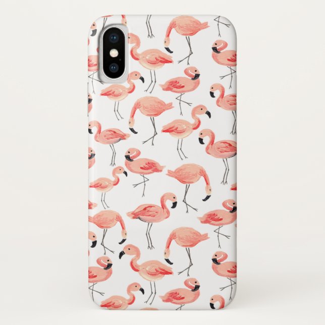 Flamingo Party Case-Mate iPhone Hülle (Rückseite)