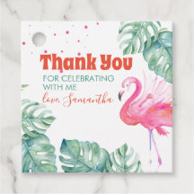 Flamingo Party Danke