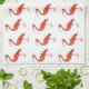 Flamingo Pattern - Fine Art Kitchtuch Küchentuch (Gefaltet)