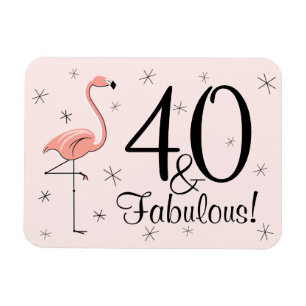 Flamingo Pink 40 und Fabulous Magnet flexibel