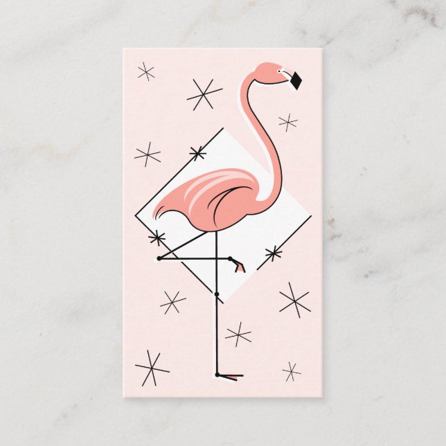 Flamingo Pink Diamond Visitenkarte (Vorderseite)