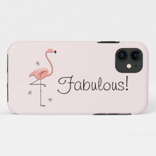 Flamingo Pink 'Fabulous!' iPhone 11 Fall Case-Mate iPhone Hülle