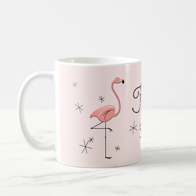 Flamingo Pink 'Fabulous Sister'! Tasse (Links)