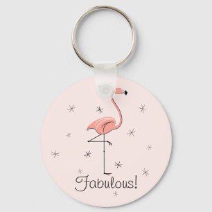 Flamingo Pink key chain Schlüsselanhänger