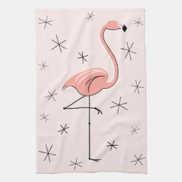 Flamingo Pink Küchentuch