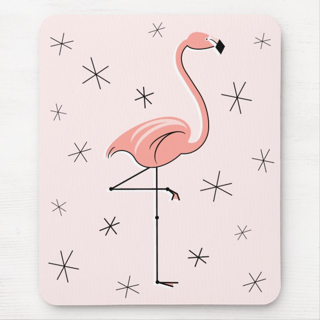 Flamingo Pink Mousepad (Vorne)