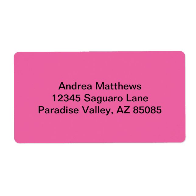 Flamingo Pink Solid Color (Vorne)