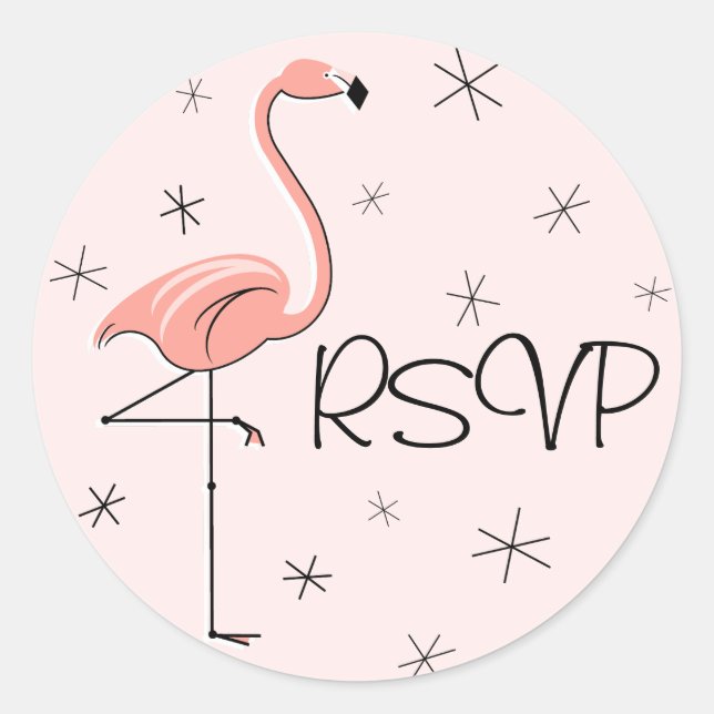 Flamingo Pink UAWG Aufkleber (Vorderseite)