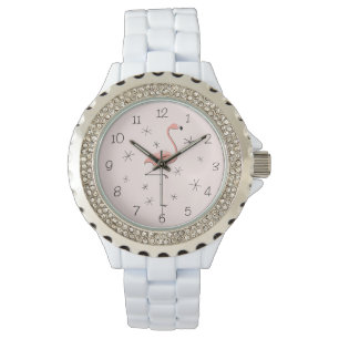 Flamingo Pink Uhr