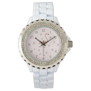 Flamingo Pink Uhr