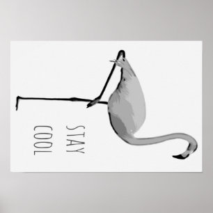 Flamingo-Plakat #2 Poster