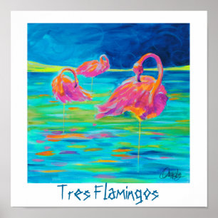 Flamingo-Plakat Poster