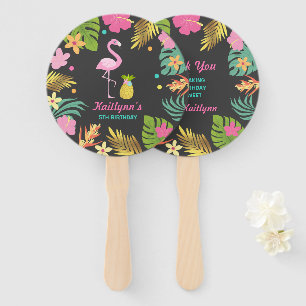 Flamingo-Pool-Party-Handfan-Flamingo-Gastgeschenk Fächer